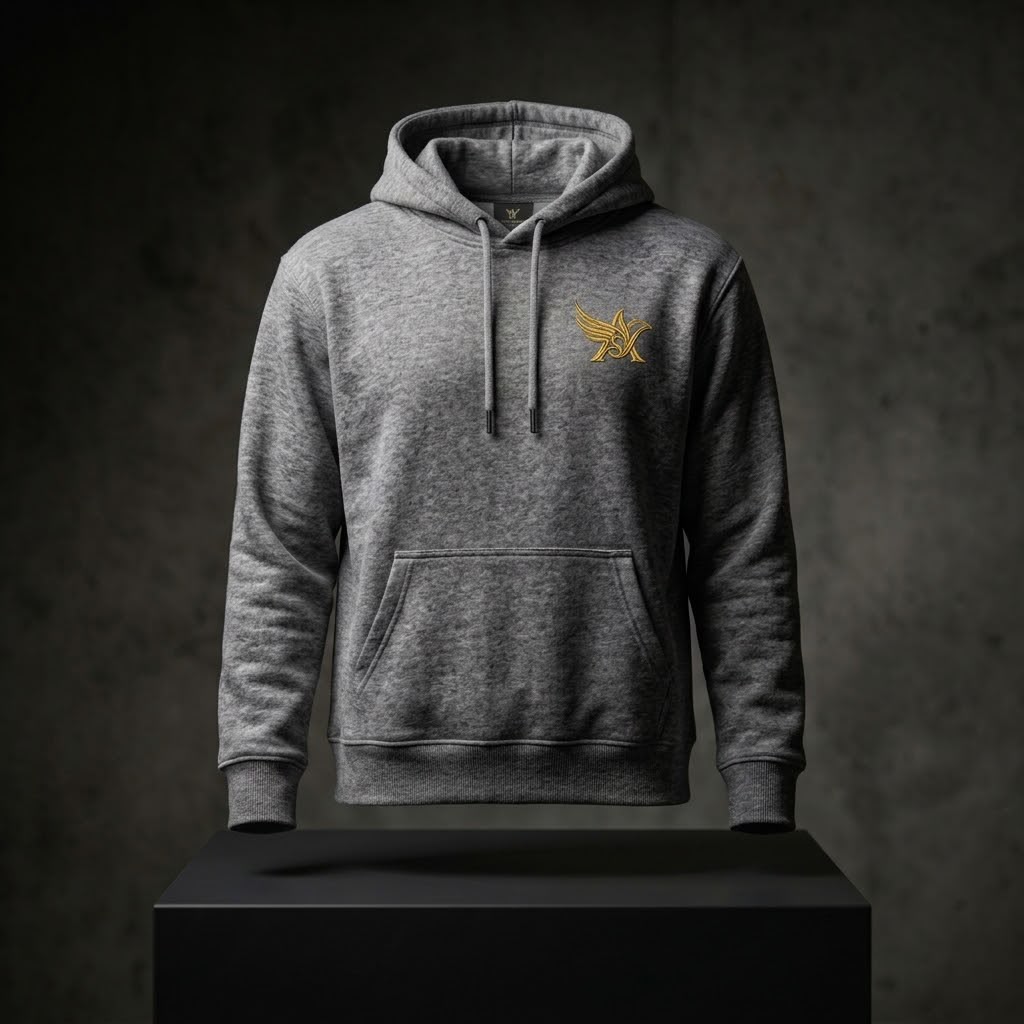 Heather Grey Hoodie